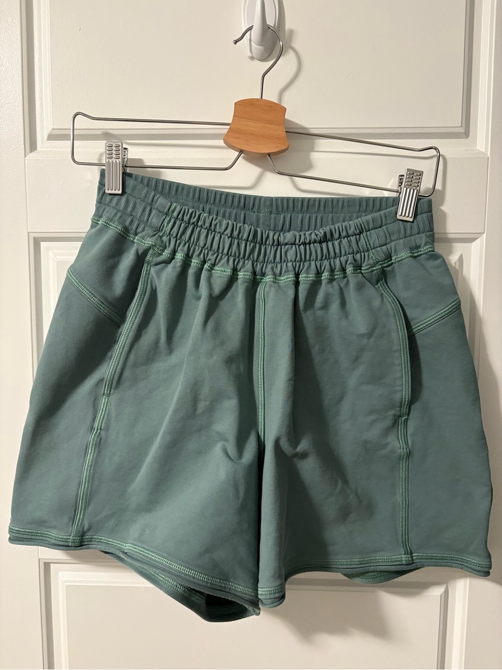 lululemon athletica Sage Green High-Rise Athletic Shorts